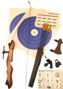This is an Image of Ragim Wildcat Takedown Recurve Bow Complete Arhcery Set